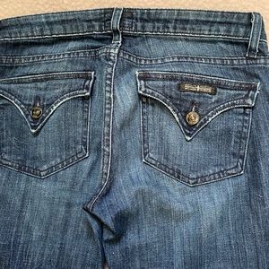 Hudson low rise flared jeans